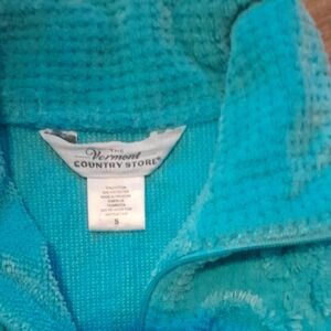 The Vermont Country Store Turquoise House Coat